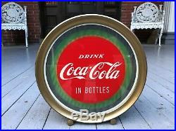 Antique Vintage Original Advertising 1949 Coca Cola Light Up Illusion Sign Nos