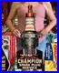 Antique-Vintage-Style-Sign-Champion-Spark-Plugs-NOT-Porcelain-Made-USA-30x12-01-var