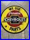 Antique-vintage-Porcelain-Look-Chevrolet-Dealer-Sales-Service-Parts-Sign-01-pse