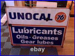 Antique -vintage look Union 76 Authorized Dealer sales service Station Sign