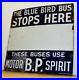 Blue-Bird-Bus-BP-enamel-sign-advertising-decor-mancave-garage-metal-vintage-anti-01-lb