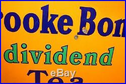 Brooke Bond tea enamel sign advertising mancave garage metal vintage retro kitch