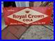 C-1940s-Original-Vintage-Drink-Royal-Crown-Cola-Sign-Metal-Embossed-Nehi-RC-COOL-01-mazq