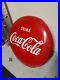 C-1944-Original-Vintage-Coca-Cola-Button-Sign-24-Inch-Metal-Dealer-Soda-Gas-Oil-01-ves