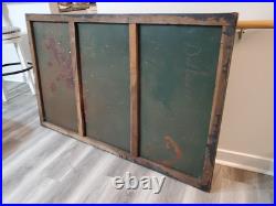 C. 1950s Original Vintage Burdsal's Paint Sign Metal Framed Durability Since 1867 C. 1950s Original Vintage Burdsal's Paint Sign Metal Framed Durability Since 1867