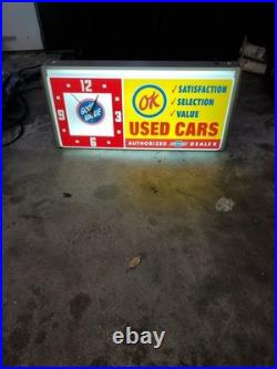 C. 1950s Original Vintage Drink Bubble Up Soda Sign Metal Embossed NOS MINT Kiss