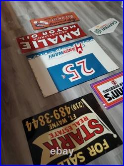 C. 1950s Original Vintage Trico Automatic Windshield Washer sign Metal Blades MCA C. 1950s Original Vintage Trico Automatic Windshield Washer sign Metal Blades MCA