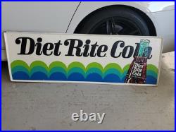 C. 1950s Original Vintage Yellow Cab Cigars Sign Metal Embossed 5c Taxi Tobacco