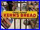 C-1959-Original-Vintage-Take-Home-Kerns-Bread-Sign-Metal-Embossed-Grocery-NOS-01-qd