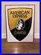 C-1960s-Original-Vintage-American-Express-Cards-Metal-Sign-Double-Sided-01-xell