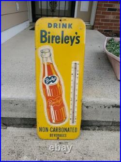 C. 1970s Original Vintage Monroe Shocks Sign Metal Embossed VW Beetle Gas Oil