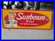 C-1971-Original-Vintage-Sunbeam-Bread-Sign-Metal-Embossed-Batter-Whipped-Grocery-01-re