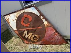 CMG Vintage Triangular Metal Sign