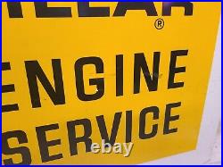 Caterpillar Service Sign Gas Oil Vintage Collectable