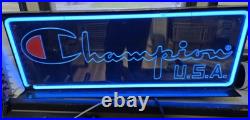 Champion Footwear Lighted Sign Vintage And Rare Sneaker Head Must Have 31x13x6