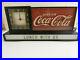 Coca-Cola-Vintage-Fountain-Lighted-Square-Clock-and-Sign-Rare-1954-01-fwwl