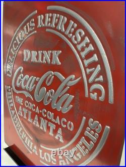Coca Cola Vintage Style Sign 20x24 Handmade Aluminum Relief Metal Wall Art