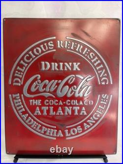 Coca Cola Vintage Style Sign 20x24 Handmade Aluminum Relief Metal Wall Art Coca Cola Vintage Style Sign 20x24 Handmade Aluminum Relief Metal Wall Art