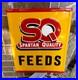 Colorful-ORIGINAL-EMBOSSED-vintage-SQ-Spartan-Quality-Feeds-ADVERTISING-SIGN-01-qxvd