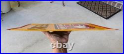 Colorful ORIGINAL EMBOSSED vintage SQ Spartan Quality Feeds ADVERTISING SIGN Colorful ORIGINAL EMBOSSED vintage SQ Spartan Quality Feeds ADVERTISING SIGN