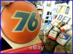 Cool Vintage Union 76 Light Up Gas Service Station Sign 21 by 8 inches