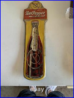 Dr. Pepper Original Vintage Circa 1930's Thermometer 10-2-4 Sign 17