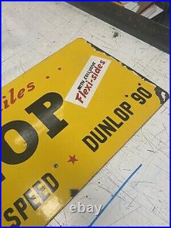 Dunlop Vintage Enamel Sign
