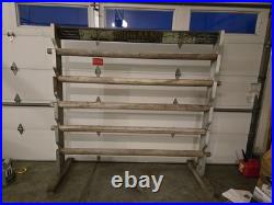 Duralin J. Frank Darling Co. Floor Covering Advertising Sign Rack Pre-1930