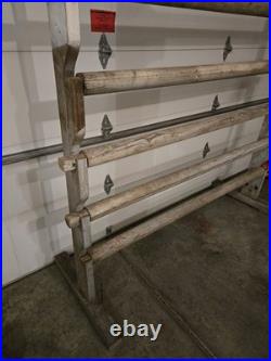 Duralin J. Frank Darling Co. Floor Covering Advertising Sign Rack Pre-1930