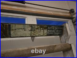 Duralin J. Frank Darling Co. Floor Covering Advertising Sign Rack Pre-1930