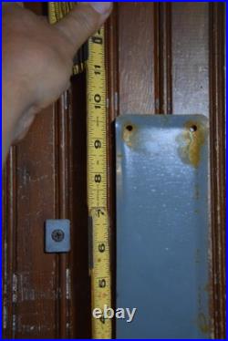 EL PAXO CIGARS STAMPED PAINTED METAL DEALER DOOR PUSH SIGN VINTAGE 1940s STORE