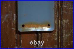 EL PAXO CIGARS STAMPED PAINTED METAL DEALER DOOR PUSH SIGN VINTAGE 1940s STORE