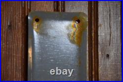 EL PAXO CIGARS STAMPED PAINTED METAL DEALER DOOR PUSH SIGN VINTAGE 1940s STORE