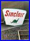 Early-GAS-OIL-porcelain-double-sided-SINCLAIR-original-DSP-7-vintage-PATINA-01-hzx