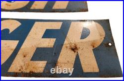 Evangeline Maid Bread vintage original metal sign Stays Fresh Longer advertising