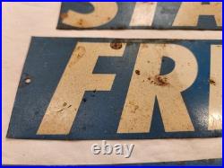 Evangeline Maid Bread vintage original metal sign Stays Fresh Longer advertising