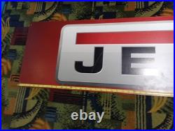 Extremely Rare Jet Tools Advertising Sign 49x16 Vintage Hardware Store Display