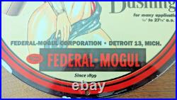 Federal Mogul Vintage Garage Sign with Wonder Woman pinup