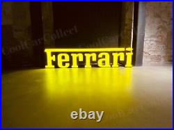 Ferrari Dealership Sign Vintage Illuminated Lighted Supercar Automobilia