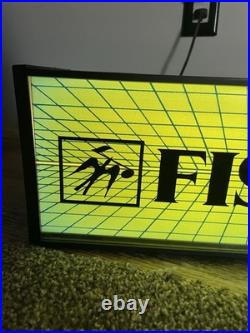 Fisher Stereo Vintage Light Display AMD Mancave Studio Art