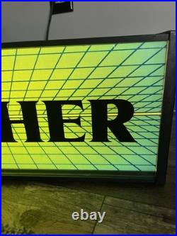 Fisher Stereo Vintage Light Display AMD Mancave Studio Art