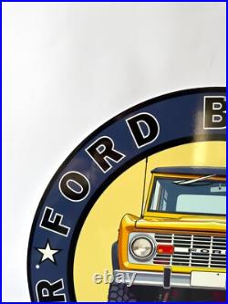 Ford Bronco Sign BRONCO SERVICE & REPAIR AUTO SIGN VINTAGE- 19.7 (50cm) Ford Bronco Sign BRONCO SERVICE & REPAIR AUTO SIGN VINTAGE- 19.7 (50cm)