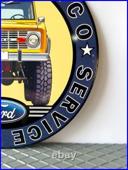 Ford Bronco Sign BRONCO SERVICE & REPAIR AUTO SIGN VINTAGE- 19.7 (50cm) Ford Bronco Sign BRONCO SERVICE & REPAIR AUTO SIGN VINTAGE- 19.7 (50cm)