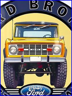 Ford Bronco Sign BRONCO SERVICE & REPAIR AUTO SIGN VINTAGE- 19.7 (50cm) Ford Bronco Sign BRONCO SERVICE & REPAIR AUTO SIGN VINTAGE- 19.7 (50cm)