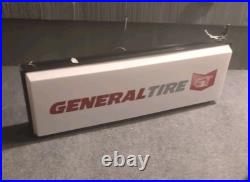 General Tire Sign 2 Sided Light Up 36X12Dealer Vintage