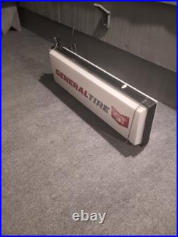 General Tire Sign 2 Sided Light Up 36X12Dealer Vintage