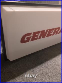 General Tire Sign 2 Sided Light Up 36X12Dealer Vintage