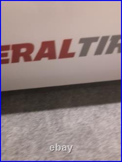 General Tire Sign 2 Sided Light Up 36X12Dealer Vintage