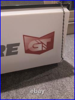 General Tire Sign 2 Sided Light Up 36X12Dealer Vintage