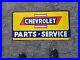 Giant-Vintage-1950-s-Chevrolet-Parts-Service-Porcelain-Sign-36-X-18-01-lsz